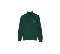 Lacoste maglia pullover mezza zip verde scuro 5