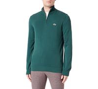 Lacoste maglia pullover mezza zip verde scuro 3