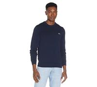 Lacoste Pullover da Uomo con Collo Rotondo Organico Blu Navy III/S Blu