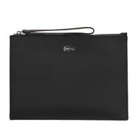 Lacoste pochette donna in canvas piquè nero