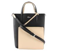 LACOSTE Anna Vertical Shopping Bag Black Warm Sand