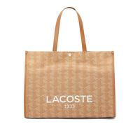 Lacoste, ,Bags ,Uomo ,Marrone ,ONE SIZE Large Heritage Print Jacquard Tote