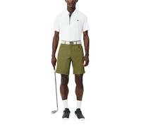 Lacoste Bermuda da golf da uomo traspiranti multitasche, Verde kaki, 44 Regular