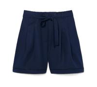 Lacoste - Bermuda Oversize in Lino Fluido - - Shorts - Donna - Blu - S