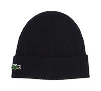 Lacoste - Berretto in Lana a Coste - - Accessories - Uomo - Blu - ONE SIZE