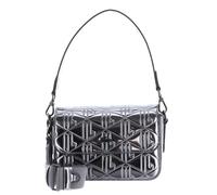 LACOSTE borsa a tracolla Flap Crossover Bag Shiny Dark Silver