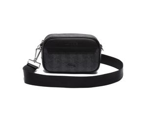 Lacoste - Borsa a tracolla in tela monogrammata - - Bags - Donna - Nero - ONE SIZE