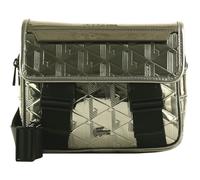 LACOSTE borsa a tracolla The Blend Messenger Bag Silver Black