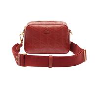 Lacoste - Borsa Crossover compatta Maheki Monogramma in rilievo - - Bags - Donna - Rosso - ONE SIZE