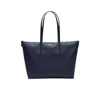 Lacoste - Borsa monocolore con logo ricamato - -Bags -Donna -Blu -ONE SIZE