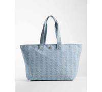 Lacoste - Borsa shopping blu con monogramma One Size