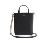 Lacoste - Borsa Verticale Piqué Noir Krema - -Bags -Donna -Nero -ONE SIZE