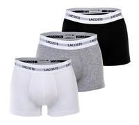 Boxer Lacoste Court nero bianco grigio (3 unità) - L