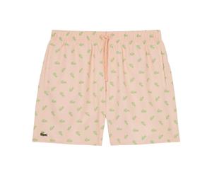 Lacoste - Boxer Mare Medi con Stampa Coccodrillo - - Swimwear - Uomo - Rosa - L