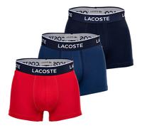 LACOSTE Boxer navy / blu cobalto / rosso / bianco Uomo - Premium - Biancheria e abbigliamento da mare - Intimo - Mutande - Boxer attillati LACOSTE XXL
