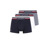 LACOSTE Boxer navy / rosso / bianco Uomo - Premium - Biancheria e abbigliamento da mare - Intimo - Mutande - Boxer attillati LACOSTE XL