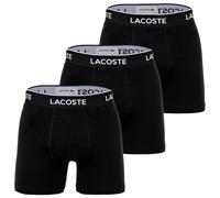 Lacoste Uomo Slip Boxer da 3 pezzi, Nero