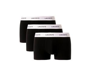 LACOSTE Boxer nero / bianco Uomo - Premium - Biancheria e abbigliamento da mare - Intimo - Mutande - Boxer attillati LACOSTE XL