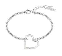Lacoste Bracciale Romantico In Acciaio Cuore Ines 2040326 - Bracciale