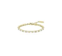 Lacoste Braccialetto da Donna Collezione DUCHESS in Acciaio Inossidabile con Cristalli Trasparenti - 2040499, Clear