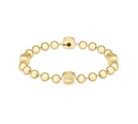 Lacoste Braccialetto di perline da uomo Collezione VIGOR in Acciaio Inossidabile e Color Oro Giallo