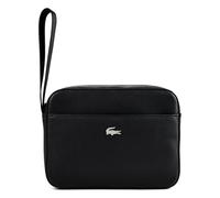 Lacoste Business Borsa da toilette Vera Pelle 24 cm nero