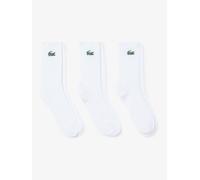 Lacoste Calzini sportive lunghe Lacoste 3-Pack 611 Bianco