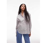 Lacoste - Camicia bianca a righe-Bianco L