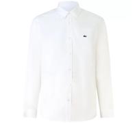 LACOSTE - Camicia bianca con mini logo per uomo