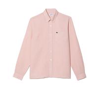 Lacoste - Camicia Casual in Lino - - Shirts - Uomo - Rosa - XL
