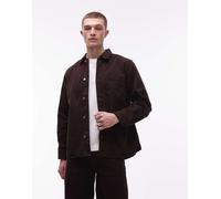 Lacoste - Camicia giacca di jeans marrone in coordinato 35-37