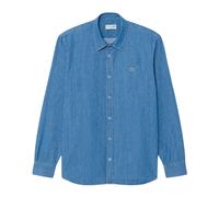 Lacoste - Camicia in Denim Leggero Regular Fit - - Shirts - Uomo - Blu - M