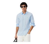 Lacoste - Camicia in Popeline Stretch Slim - - Shirts - Uomo - Blu - 6XL