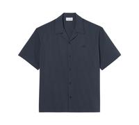 Lacoste - Camicia in Seersucker dal Taglio Relaxed - - Shirts - Uomo - Blu - S/M