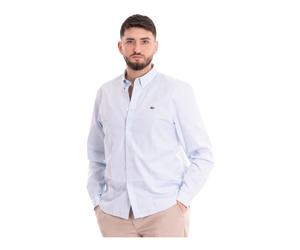 Lacoste - Camicia Manica Lunga - - Shirts - Uomo - Blu - 5XL