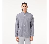 Lacoste Camicia Maniche Lunghe a Quadri Blu 44 Blu