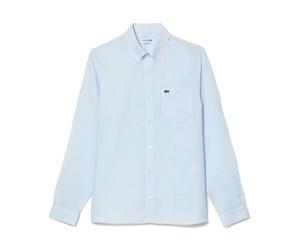Lacoste - Camicia Minimalista per Eleganza Quotidiana - - Shirts - Uomo - Blu - XL