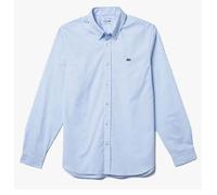 Lacoste Camicia Regular Fit Botton Down Azzurra Uomo CH2933 HBP