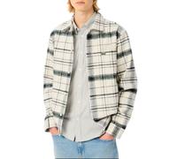 Lacoste camicia uomo in fantasia check panna verde