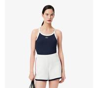Lacoste Canottiera Donna-Blu Scuro,Bianco in blu scuro, Taglia: XS