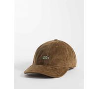 Lacoste cappellino con logo essenziale color tan-Marrone One Size