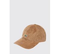 LACOSTE Cappello da baseball in velluto a coste con logo coccodrillo ricamato OS Marrone