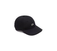 Berretto da tennis Lacoste Organic Cotton Twill Cap - black