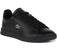 Lacoste Carnaby Pro Junior Scarpe Basse Con Lacci Nere Taglia UK 3 - 6