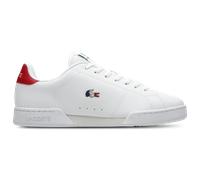 Scarpe Lacoste Carnaby Cup Leather bianco puro rosso - 42.5