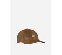 Lacoste - Casquette ajustable en velours Marrone - Cappellino T.U Marrone