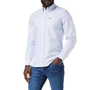 Lacoste CH2945 Camicia Elegante, Blanc/Panorama, L/XL Uomo