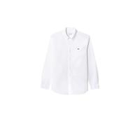 Lacoste CH5620 Camicia dalla vestibilità Regolare, Blanc, 43 Uomini