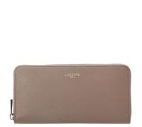 Lacoste, ,Accessories ,Donna ,Beige ,ONE SIZE Portafoglio in pelle con zip e porta carte