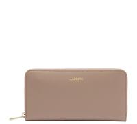 Lacoste, ,Accessories ,Donna ,Beige ,ONE SIZE Portafoglio in pelle con zip e porta carte